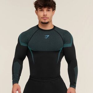 🖤 ONYX 5.0 Seamless Long Sleeve T-Shirt – Size M | SOLD OUT | Premium Activewear